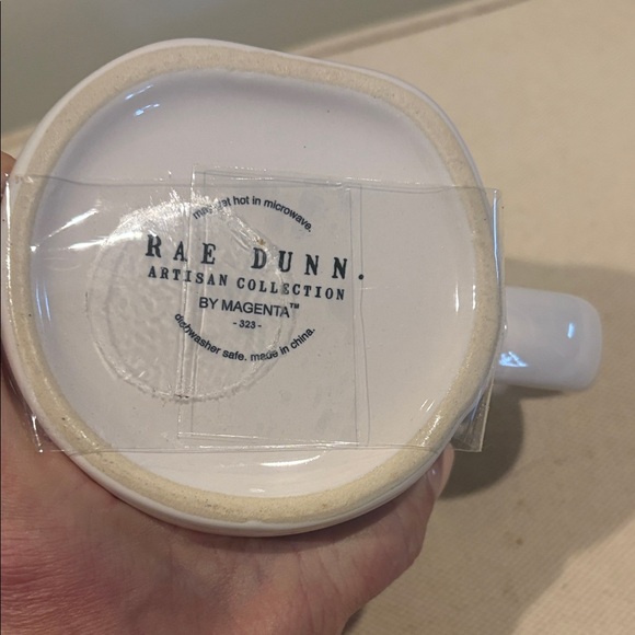 NEW! Rae Dunn White Mug with Brown Football Lid - Picture 5 of 5